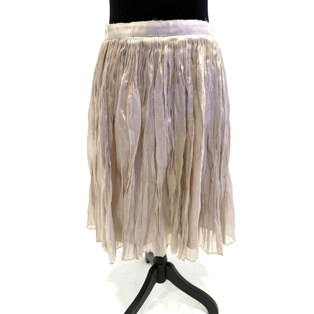 Banana Republic Heritage Collection taupe pleated knee length skirt - Picture 2 of 10